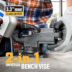 Dual-Purpose Combined Universal Vise 360° Swivel