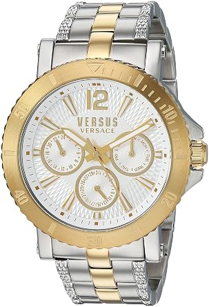Buy Versus By Versace Men S Steenberg Quartz Gold And Stainless