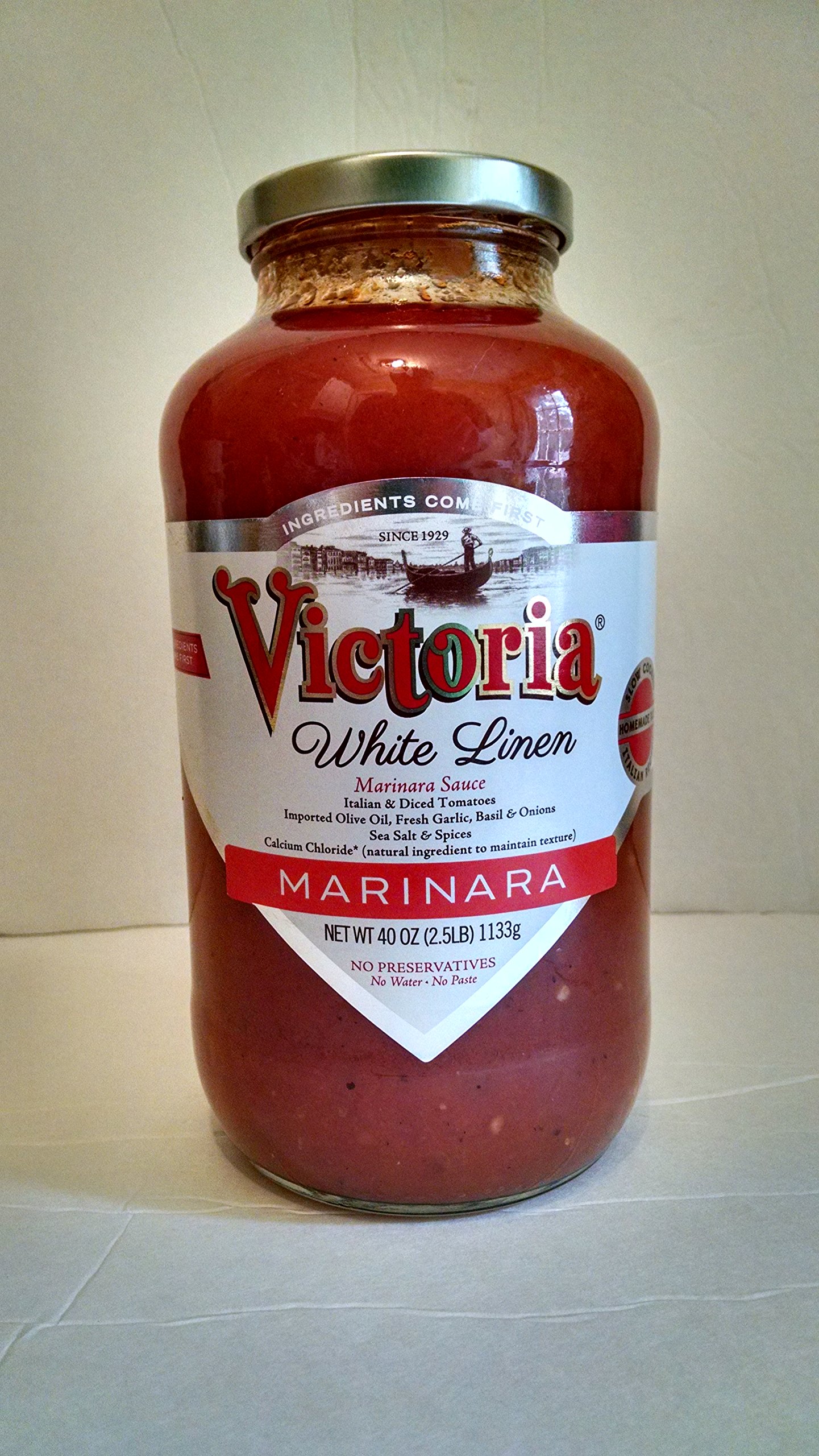 NEW! 40 oz. White Linen Marinara Sauce Tomato And