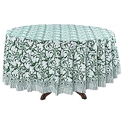 Ridhi Round Tablecloth - Hand Block Print