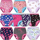 BIG ELEPHANT Toddler Training Pants, Soft Cotton Absorbent Training Underwear for Baby Boys & Girls