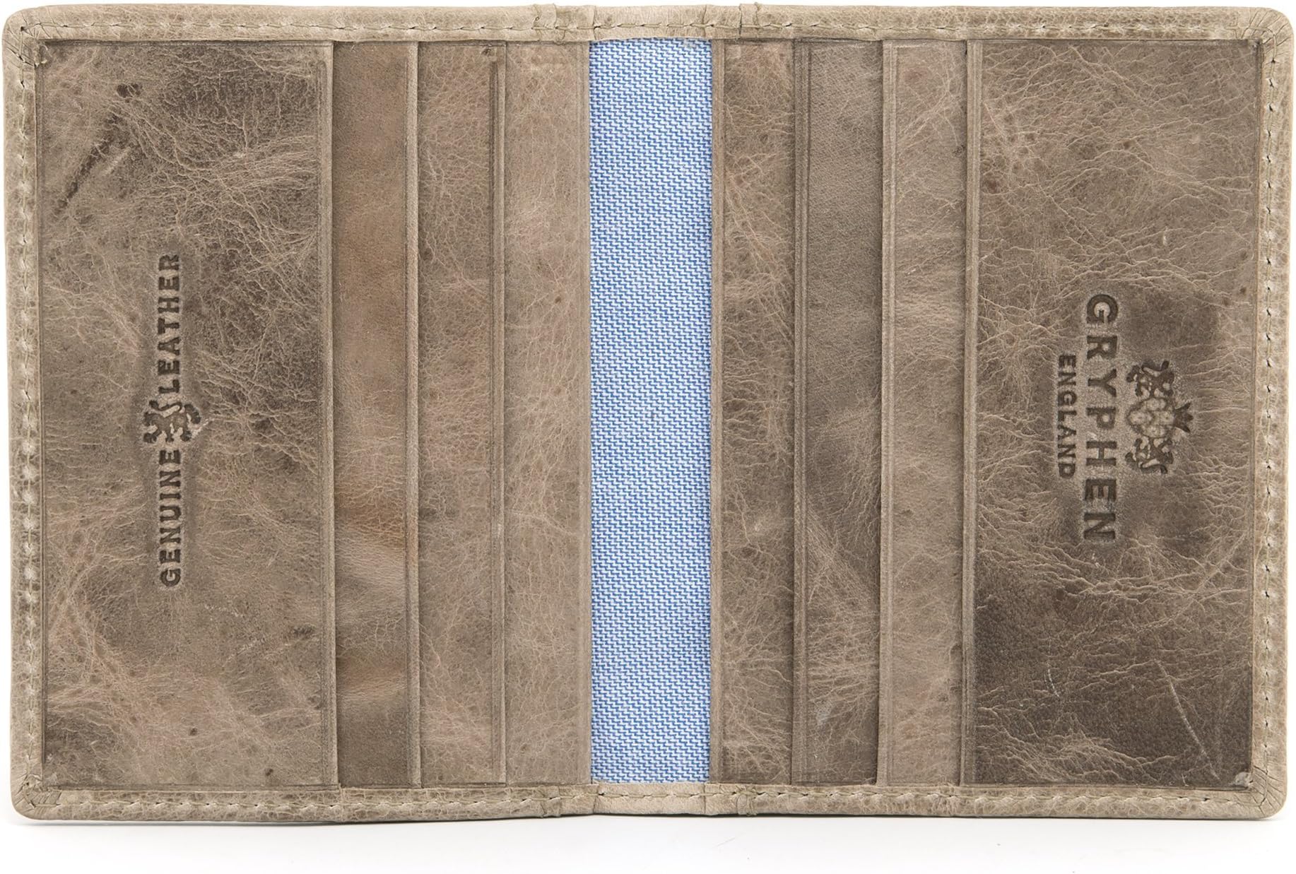 Hoxton Two Fold Leather Credit Card Case by Gryphen - RFID Secure