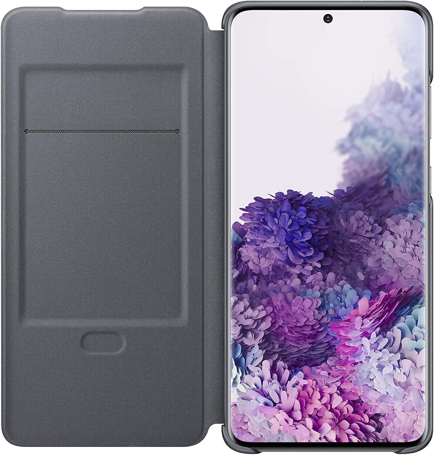 Samsung Original Galaxy S20+ 5G LED View Cover/Mobile Phone Case - Grey, Monochrome - Image 5
