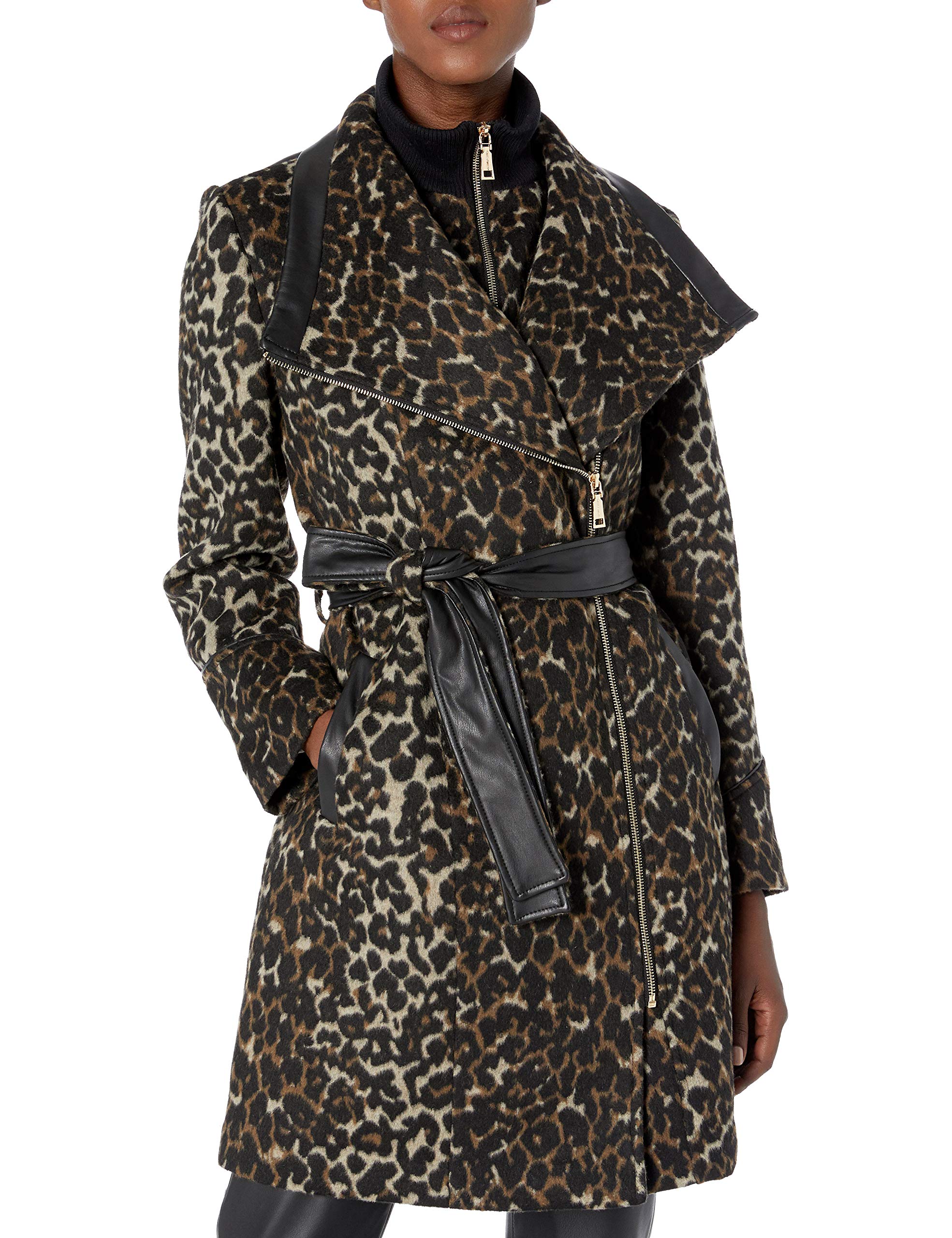 Vince Camuto Women's Mixed Fabric Wool Coat Women Product Review