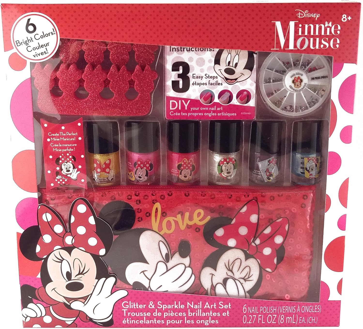 minnie mouse beauty set