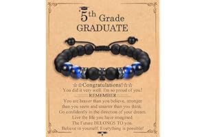 FIEEFX 2025 Graduation Gifts for Him Boys Men High School/Kindergarten/Preschool/ 5th 6th 8th Grade/College/Master Degree/Middle School Graduation Gifts Bracelet for Son Grandson Nephew Boyfriend Friend
