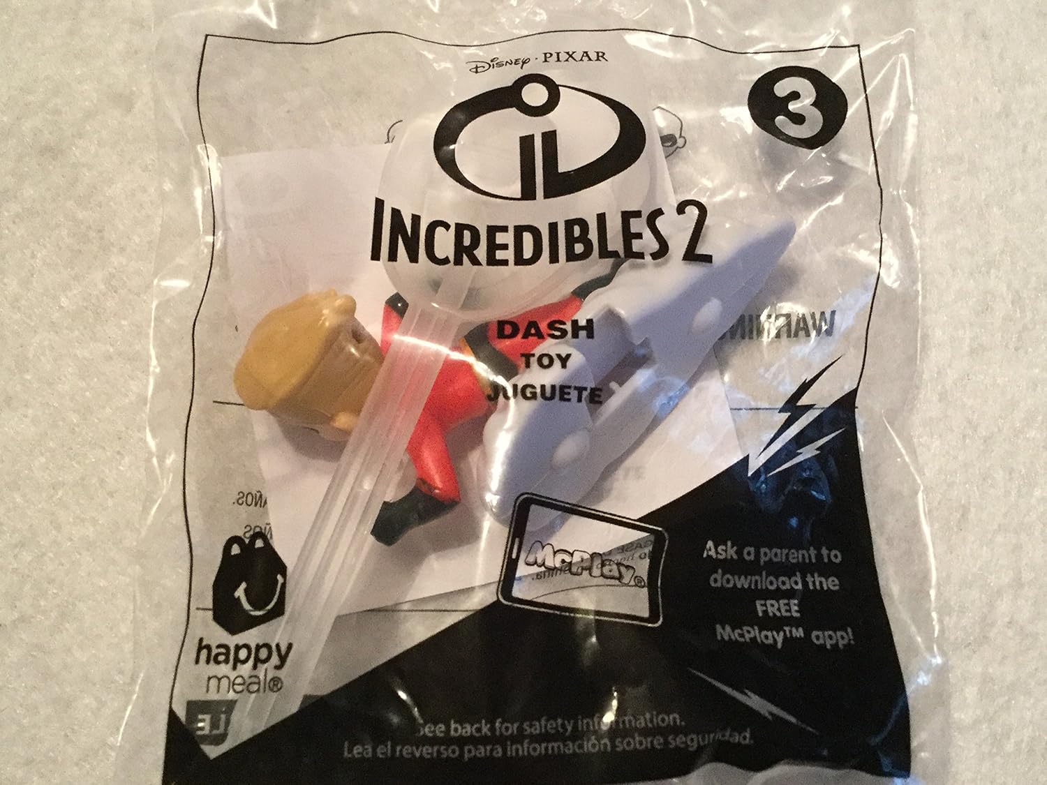 McDonalds ~ INCREDIBLES 2 ~ DASH #3~2018