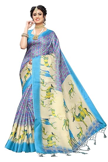Women khadi Sarees SDPL-JUNGLE
