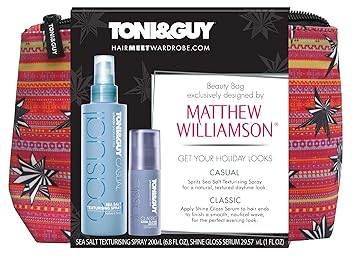 Amazon Com Toni Guy Bag Gift Set Mathew Williamson Beauty