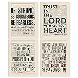 HRQKO Vintage Bible Verses Christian Office Wall
