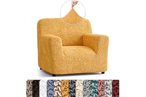 PAULATO BY GA.I.CO. Mango Armchair Cover - Stretch Bi-Elastic Fabric Slipcover - Hypoallergenic & Skin Friendly - Easy Installation & Care