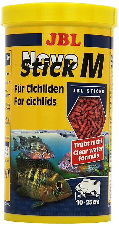 JBL Alleinfutter für fleischfressende Buntbarsche, Sticks, NovoStick