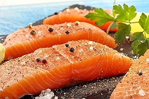 FRESH2YOURDOOR Fresh Atlantic Salmon Fillets, Best Premium Quality in the US, Center Cut, Perfectly Trimmed, 13 x 6 Oz. (4.88 Lb.) - Kosher, Skinless, Ready to Cook - 100% Natural, High in Ome-3.