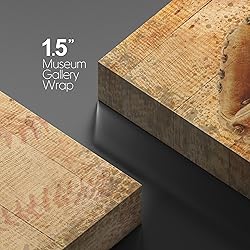 wall26 Canvas Print Wall Art Vintage Retro Baseball