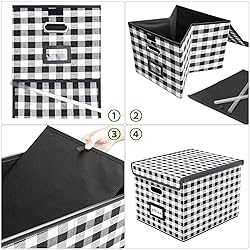 New Collapsible File Storage Organizer Box with