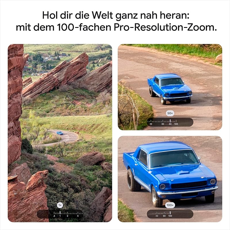 Pixel 10 Pro XL – Android-Smartphone ohne SIM-Lock, mit Gemini, Dreifach-Rückkamera, mehr als 24 Stunden Akkulaufzeit und 6,8 Zoll großem Super Actua-Display – Obsidian, 256GB