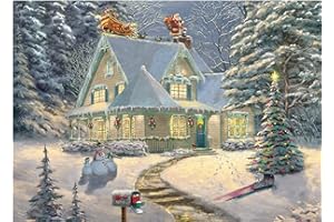 Ceaco - Thomas Kinkade - Holiday - Midnight Delivery - 1000 Piece Jigsaw Puzzle