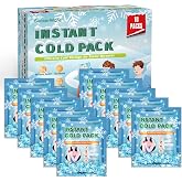 SuccorWare 10 Pack Instant Ice Packs for Injuries(4.9''x5.9'') Disposable Cold Packs for Pain Relief, Swelling, Sprains &amp; Outdoor Activities