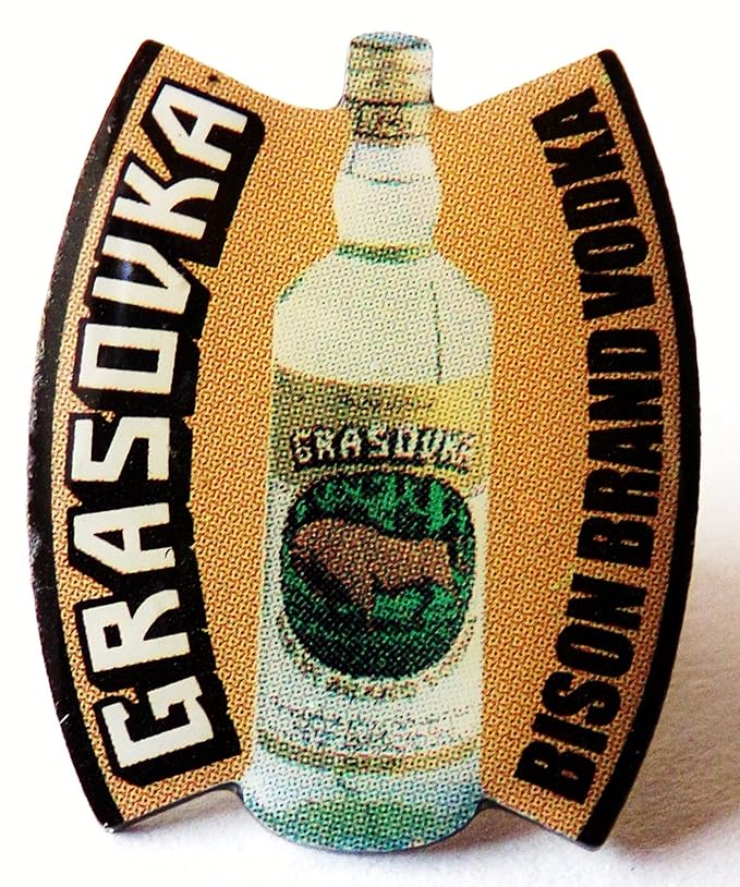 Grasovka - Bison Brand Vodka - Pin 20 x 16 mm