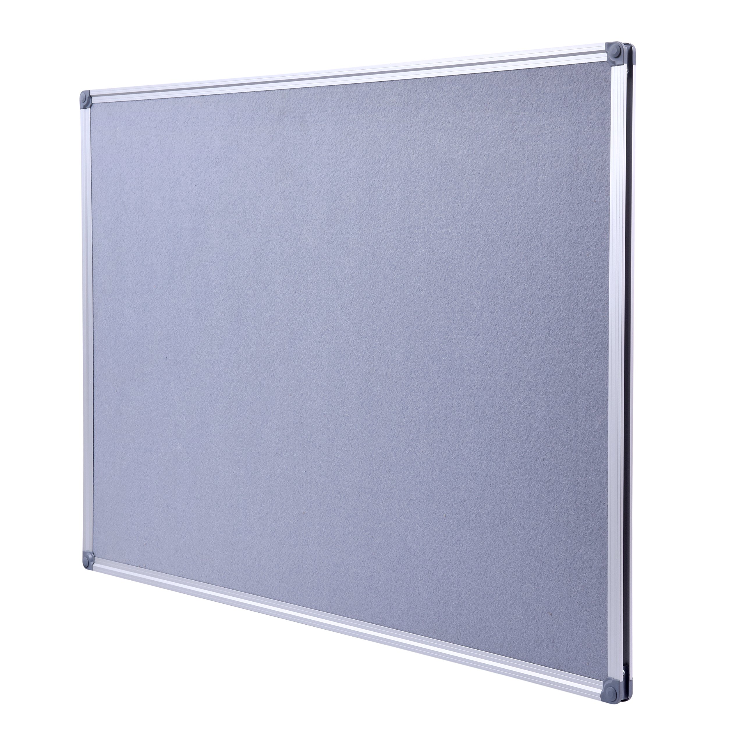DexBoard Aluminum Framed Wall Mounted 48 x 36 Inch Large Fabric