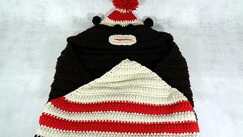 sock monkey blanket