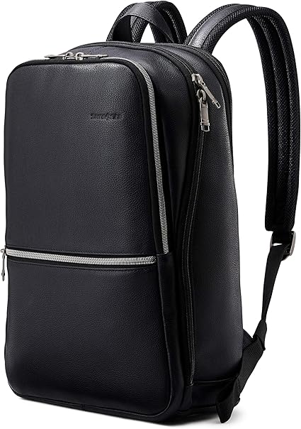 samsonite mens leather backpack