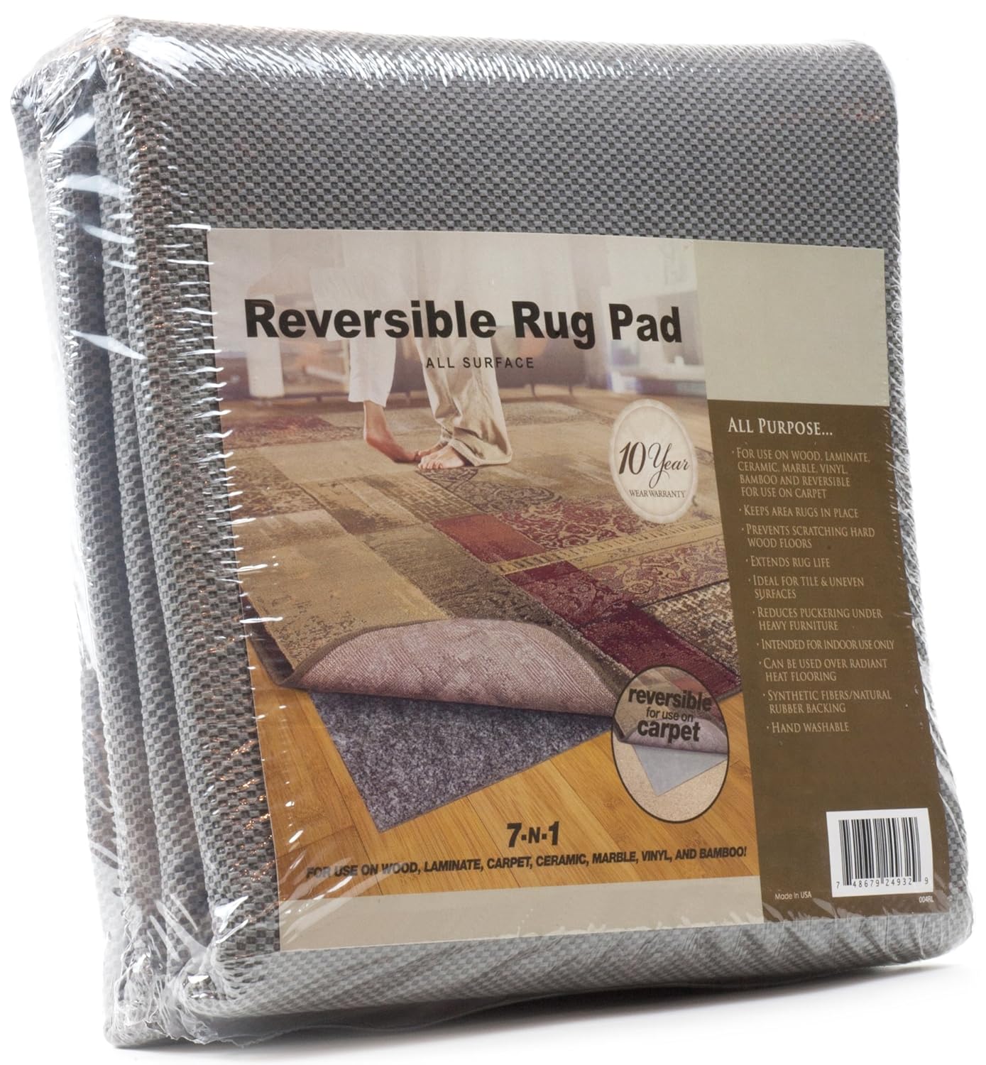 Amazon All Surface Non skid Area Rug Pad for 9 Feet x 12 Feet