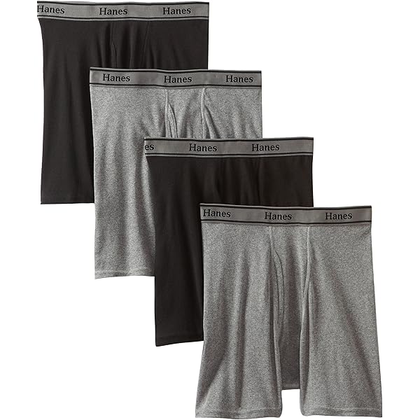 Hanes Men's 4-Pack Classics Multi-Color Boxer Brief