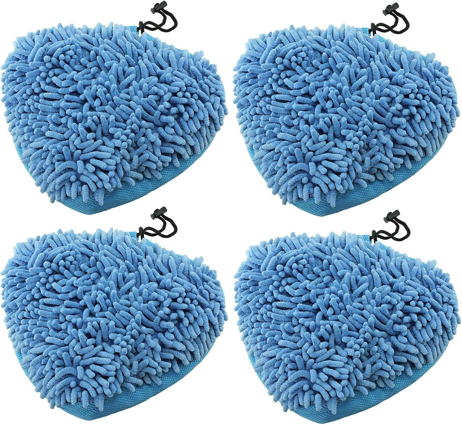 Spares2go Coral Microfibre Cloth Cover Pads Compatible With Bissell 3255 1867 Select 23V8E 94E9T Steam Cleaner Mop (Pack Of 4)