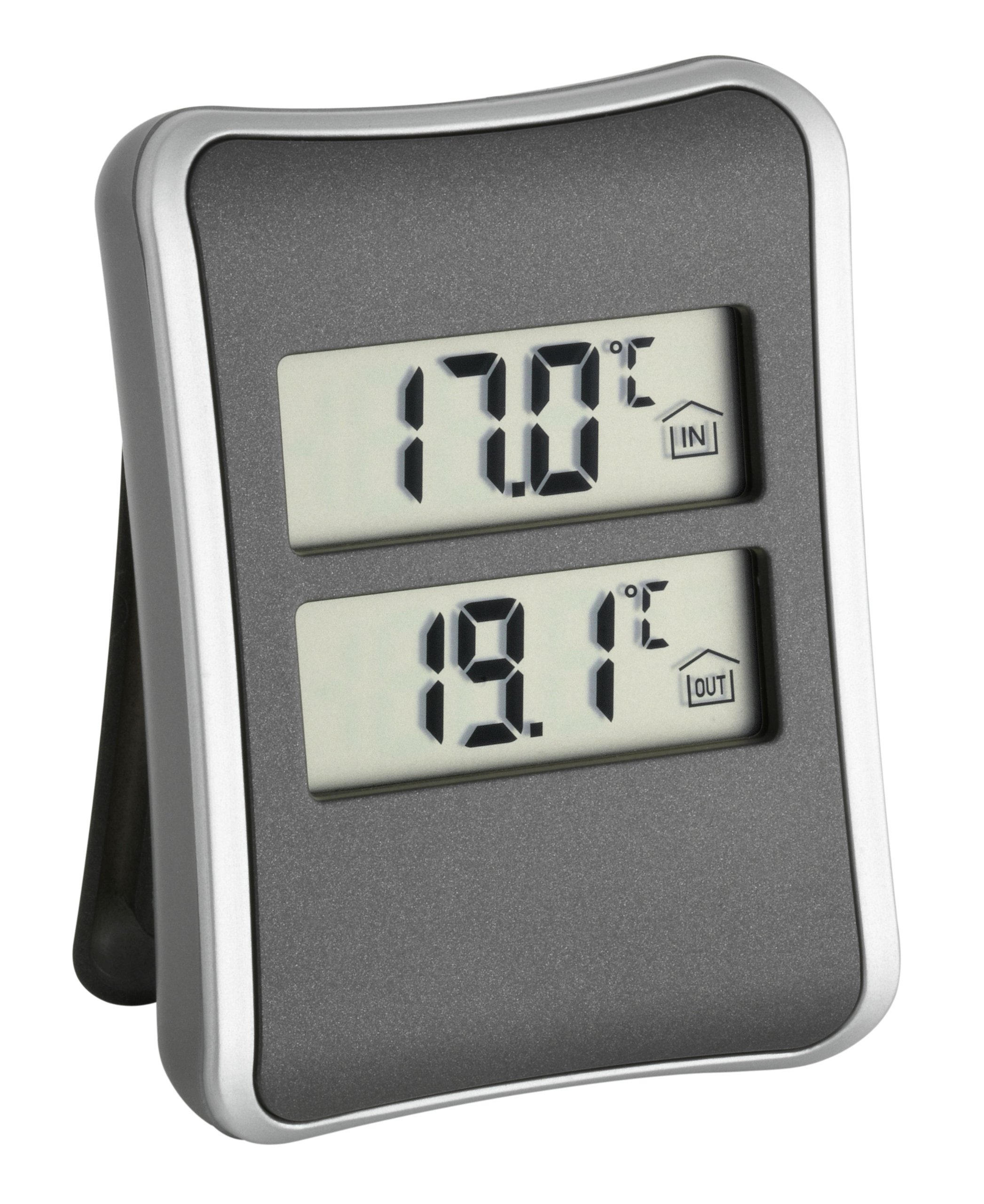 TFA 30.1044 Digital Indoor/Outdoor Thermometer - Black