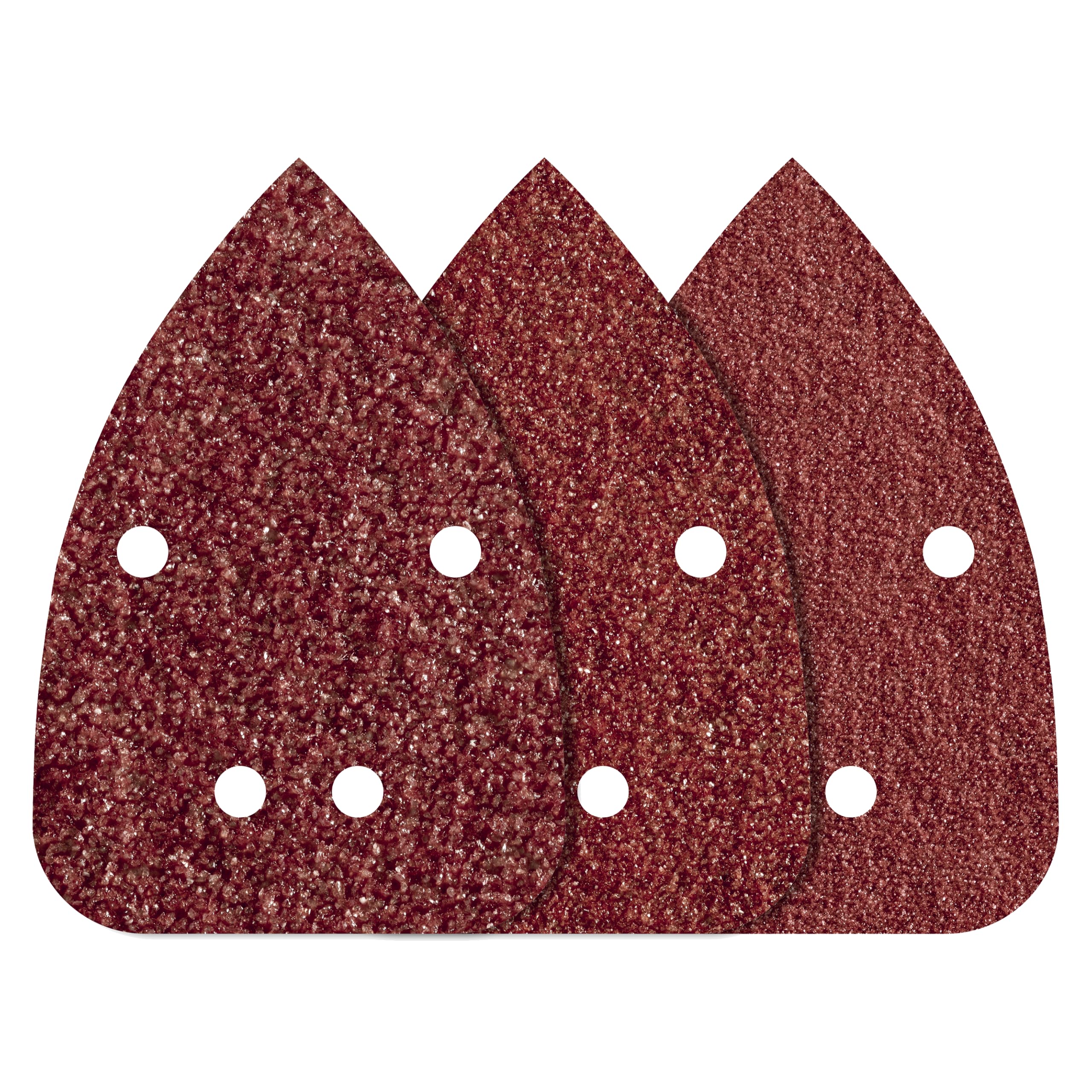 wolfcraft Easy-Fix Sanding Sheets for Wood/Metal, 96 x 136 mm, grain 80–240, 10 Pcs. I 1756000