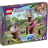 LEGO Friends Jungle Rescue Base 41424 Building Toy for Kids, Animal Rescue Kit That Includes a Jungle Tree House and 2 Elephant Figures for Adventure Fun (648 Pieces)