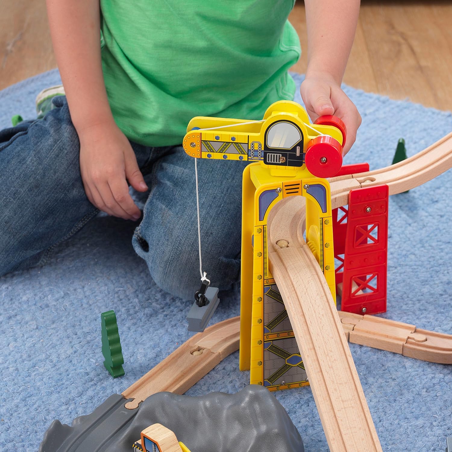 kidkraft super highway train set