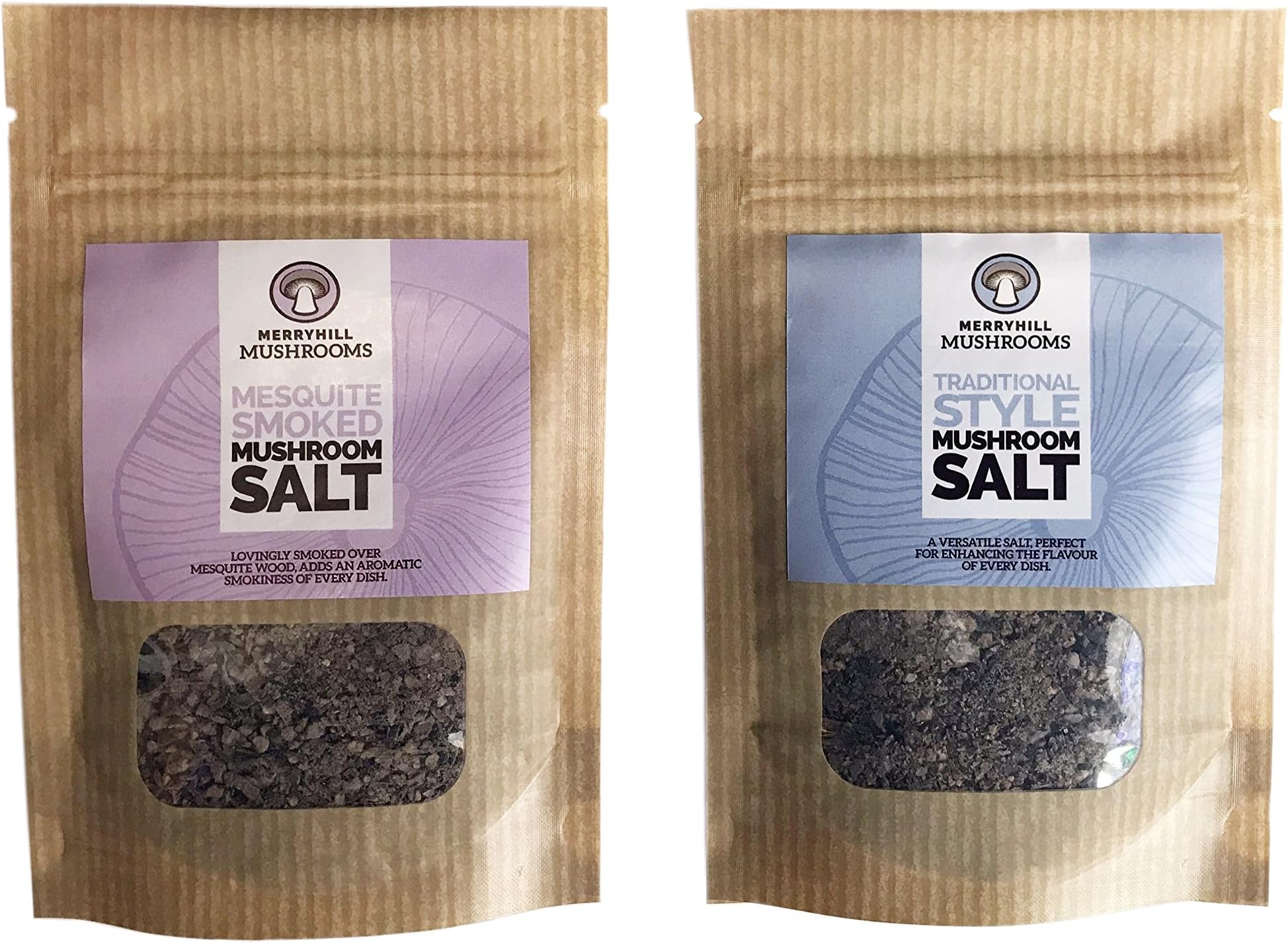 Merryhill Mushrooms - Mesquite Smoked + Traditional Style Mushroom Infused Seasonings