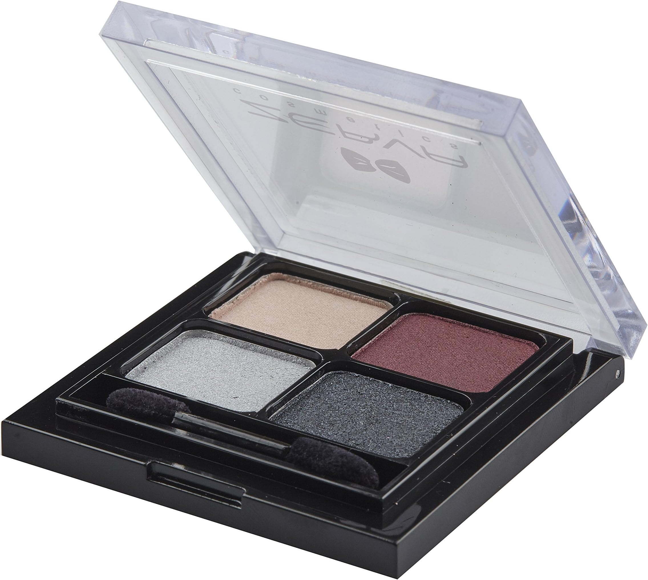 Zerva Cosmetics Eyeshadow Pallete - SHIMMER 02:PINK LUMINATE/BORDEAUX/SILVER LIGHT/DARK GREY