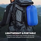 Yaheetech Sleeping Bag 3 Season Envelope Single 220x75cm Ultralight Black view 5