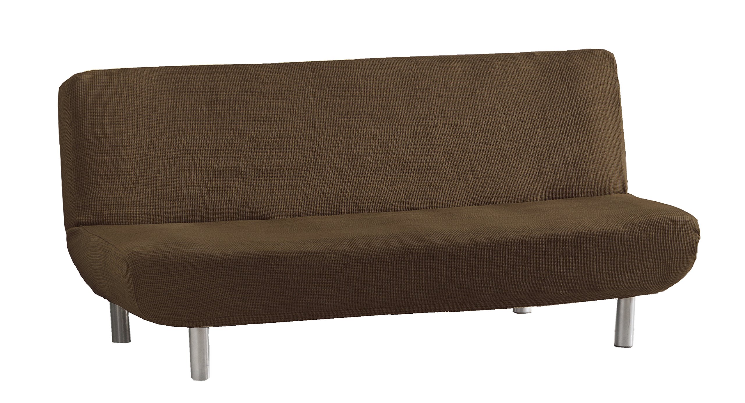 Eysa Aquiles Bi-Elastic Clic Clac Sofa Cover 3-Seats, Polyester-Cotton, brown, 37 x 29 x 9 cm