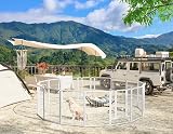 HOMIDEC 8-Panel Dog Pen 80cm High with Door Portable Indoor Outdoor Playpen view 3