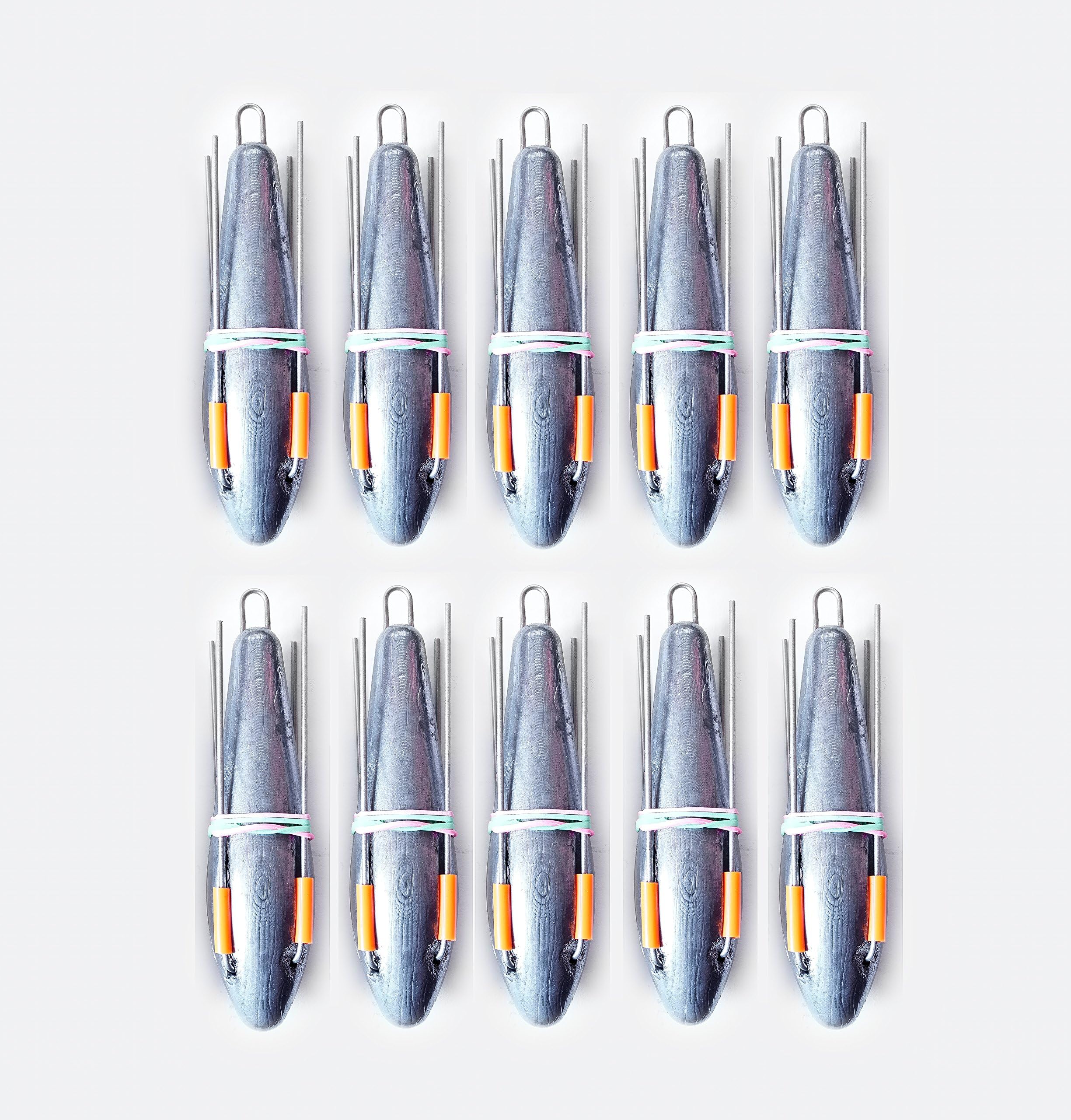 Breakaway sea fishing weights qty 10 Various sizes (5 oz)