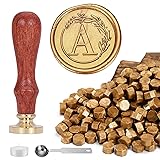 Yoption Letter Wax Seal Kit, Vintage Initial