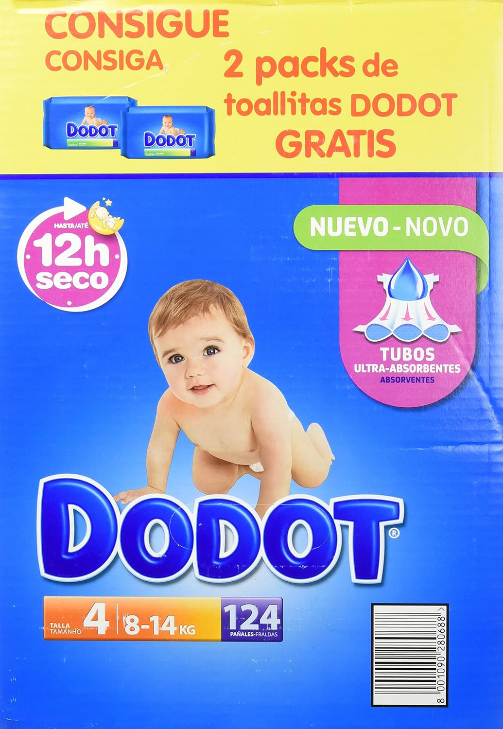 Dodot Pack de Pañales Dodot unidades  Packs de Toallitas  kg