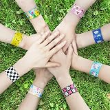 JOYIN Slap Bands 100Pcs Colorful Hearts Animal Designs Party Favors view 7
