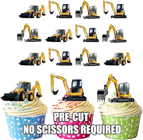 12 Construction Vehicules Pelleteuse De Carte Jcb Comestible Pour Gateaux Stand Up Decoration D Anniversaire Pour Garcon Amazon Fr Cuisine Maison 12 Construction Vehicules Pelleteuse De Carte Jcb Comestible Pour Gateaux Stand Up Decoration D Anniversaire Pour Garcon Amazon Fr Cuisine Maison