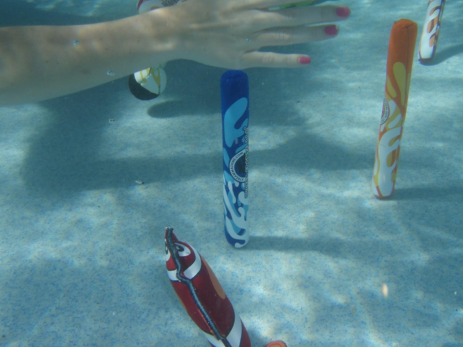 underwater play sticks