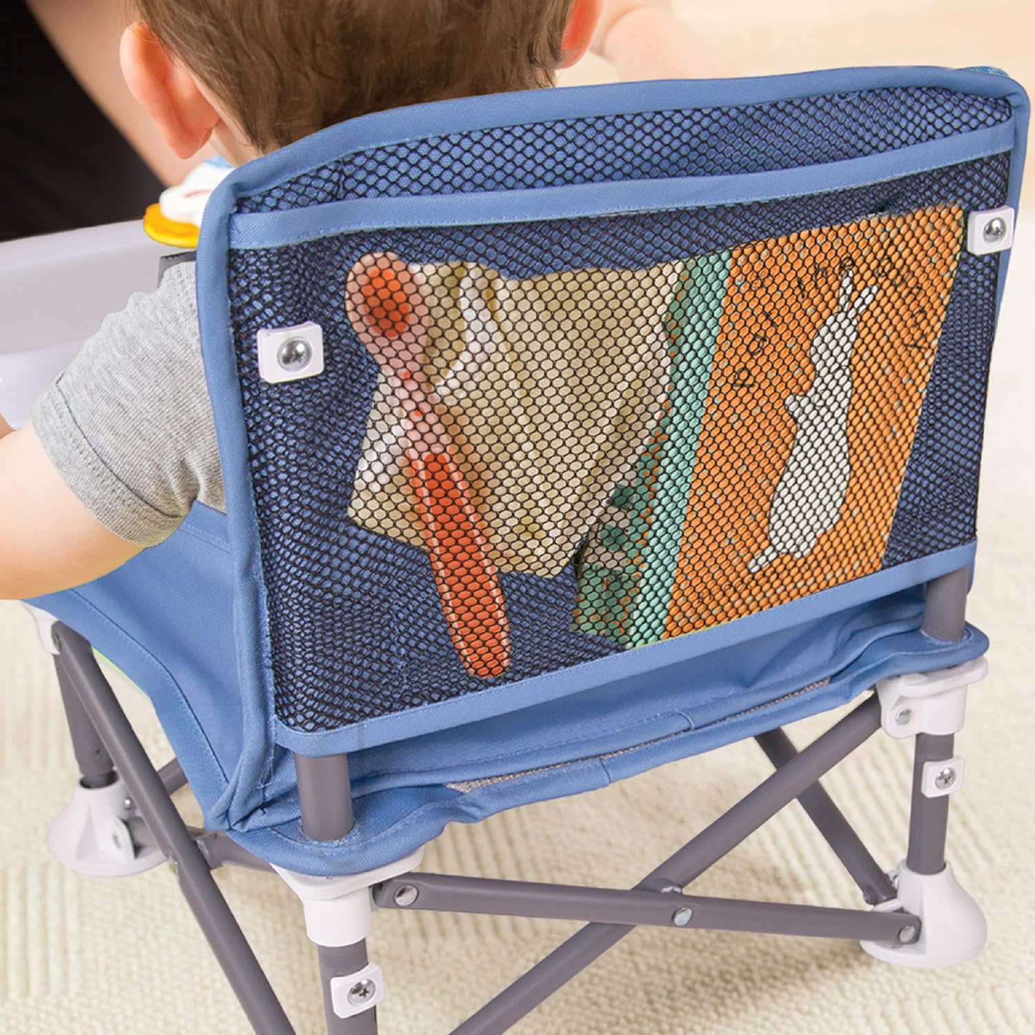 Summer Pop ‘n Sit Portable Booster Chair, Green  – Booster Seat for Indoor/Outdoor Use – Fast, Easy and Compact Fold : Baby
