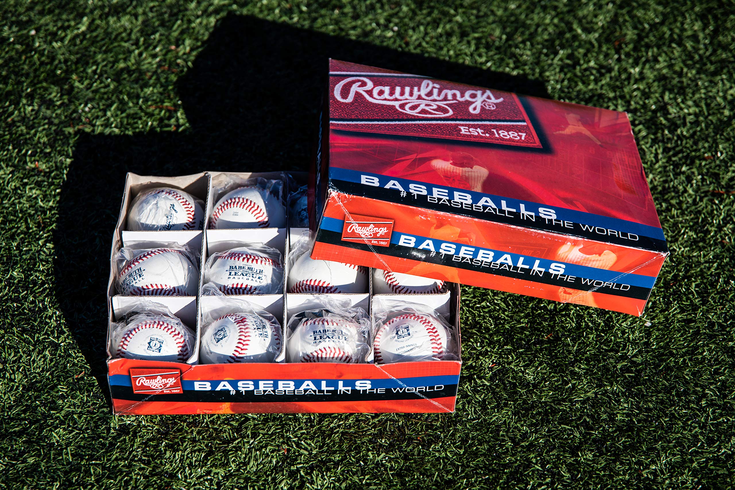 Rawlings | BABE RUTH LEAGUE Baseballs | Tournament Grade | RBRO | Youth/14U | 12 Count