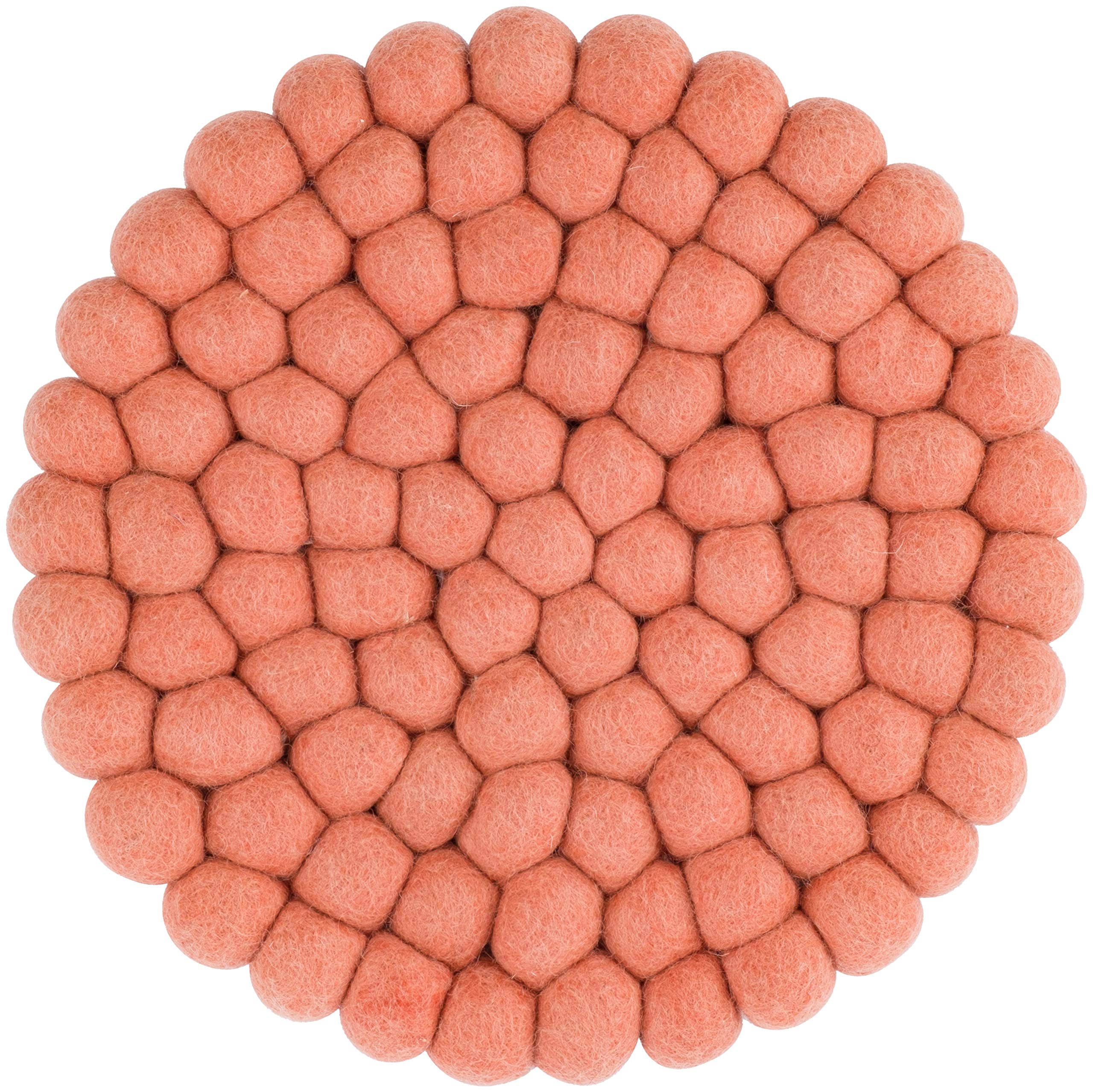 myfelt Lea Felt Ball Trivet Round Diameter 20 cm