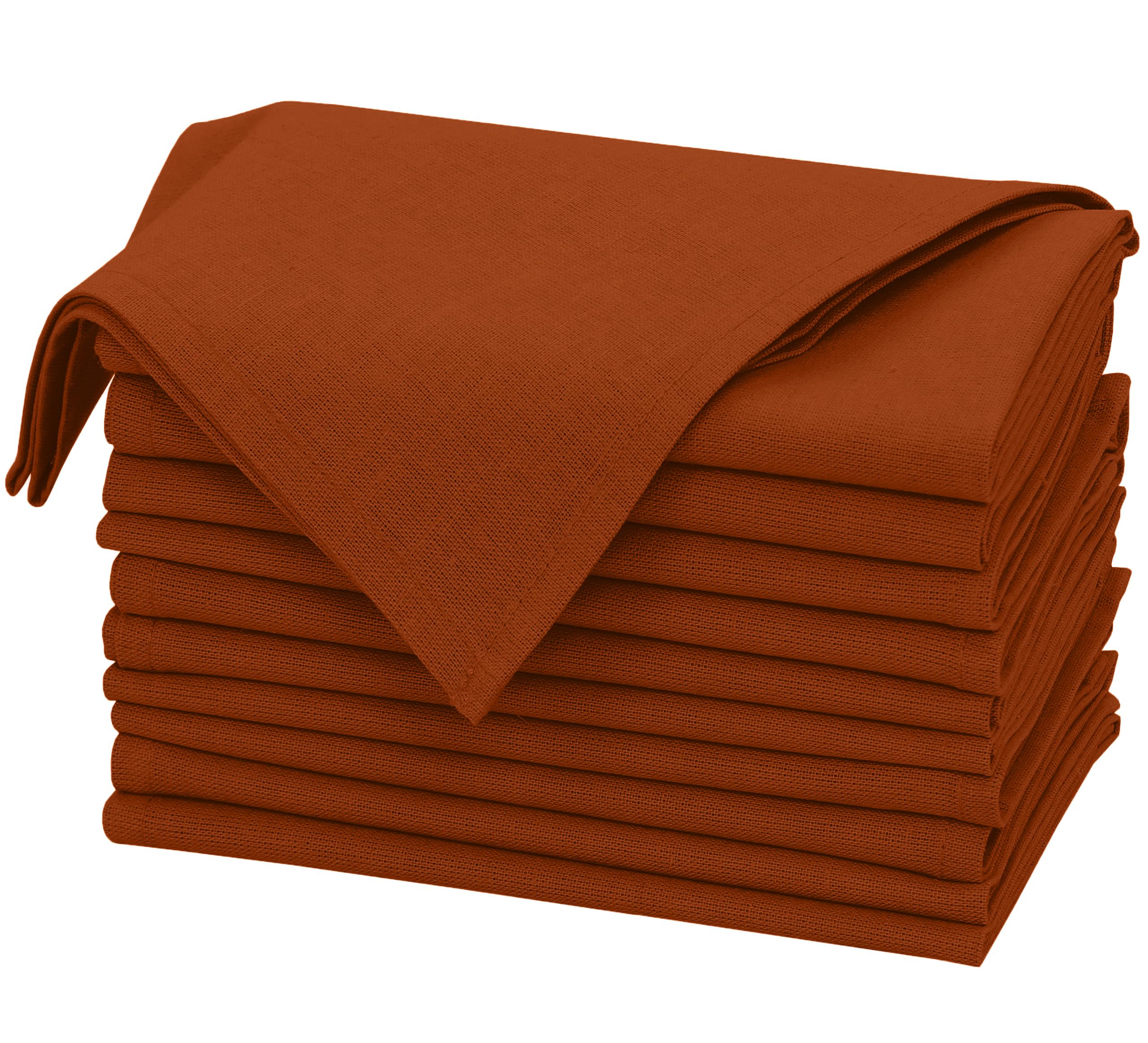 Ruvanti Linen Napkins Set of 12, 18x18 Cloth