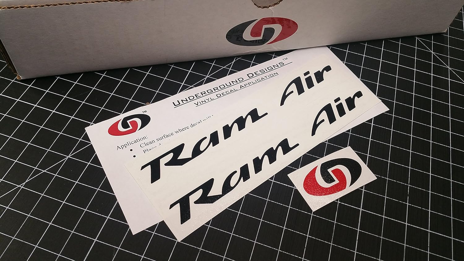 RAM AIR DECALS FLAT BLACK Firebird Trans Am Formula GTO Hood Stickers 19932002