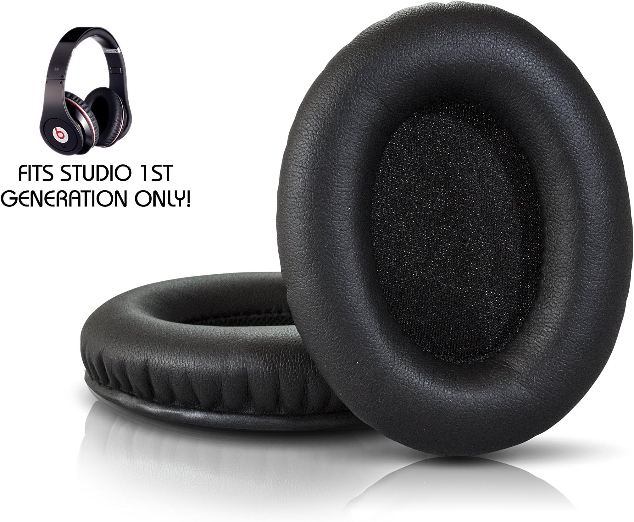 Beats By Dr. Dre 1st Generation Studio Wired Replacement Ear Pads Cushions - Black
